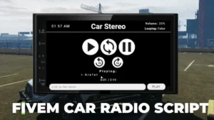 fivem car radio script